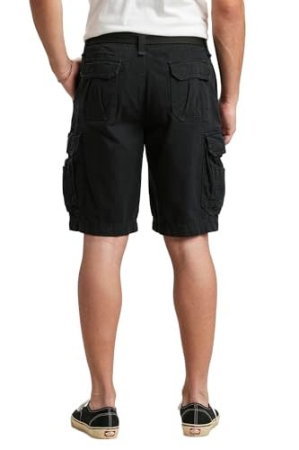 Unionbay Men's Survivor Belted Cargo Short  Black  34 - Image 4